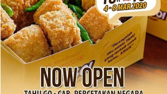 Tahu Go Cabang Percetakan Negara Now Open